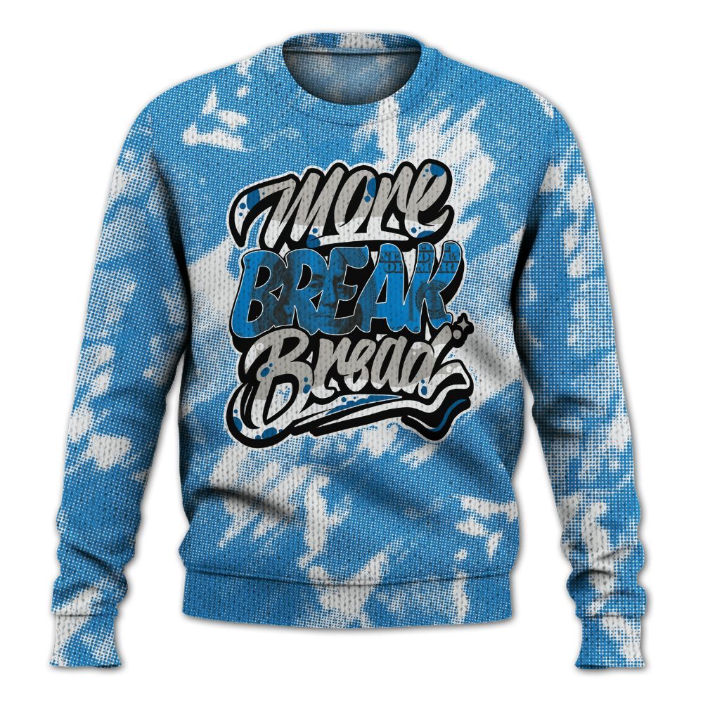 Knitted Sweater To Match Industrial Blue 4s - More Break Shirt Unisex Oufit