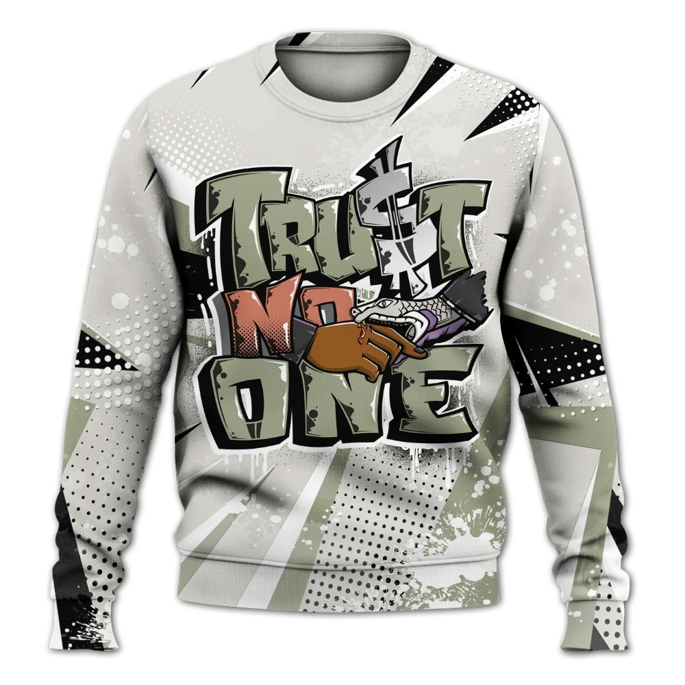 Sweatshirt To Match Dunk Low Floral Swoosh 2025 - Poly Trust No One Dripping All Over Print