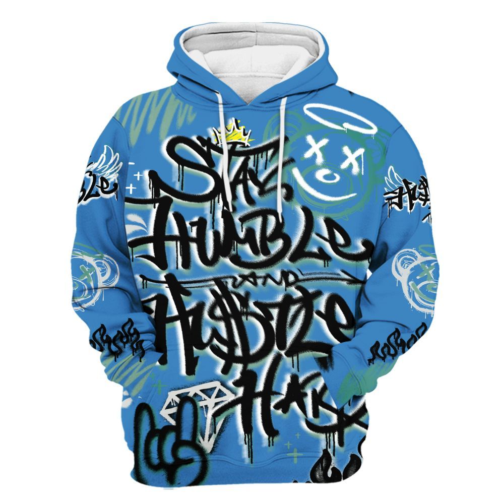 Hoodie To Match Low Carolina 17s - Humble Drip Streetwear Graffity All Over Print