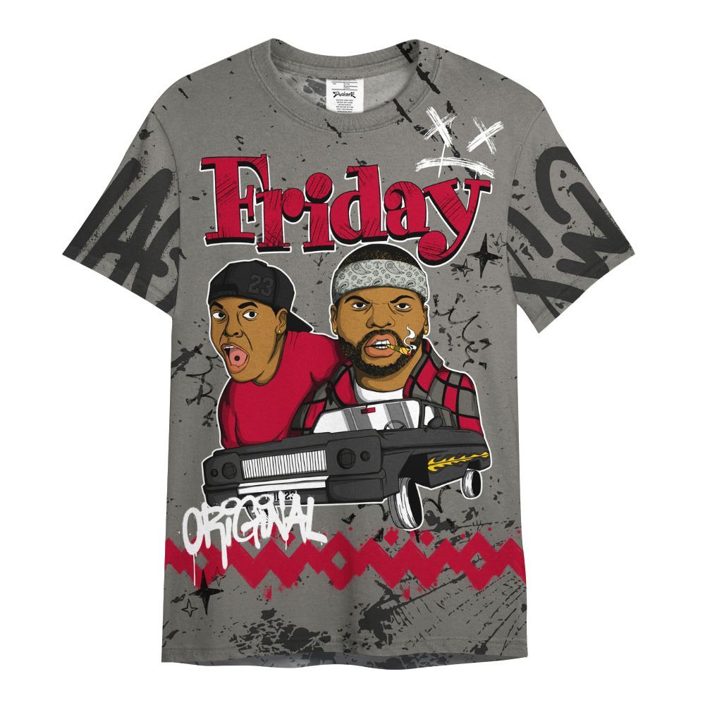Shirt To Match Shadow 2025 10s Shirt, Friday Sneaker Crayon All Over Print