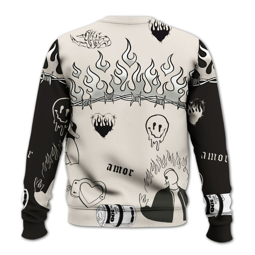 Sweatshirt To Match Air Max Plus Moonlight Swarovski - Snake Trust No One All Over Print