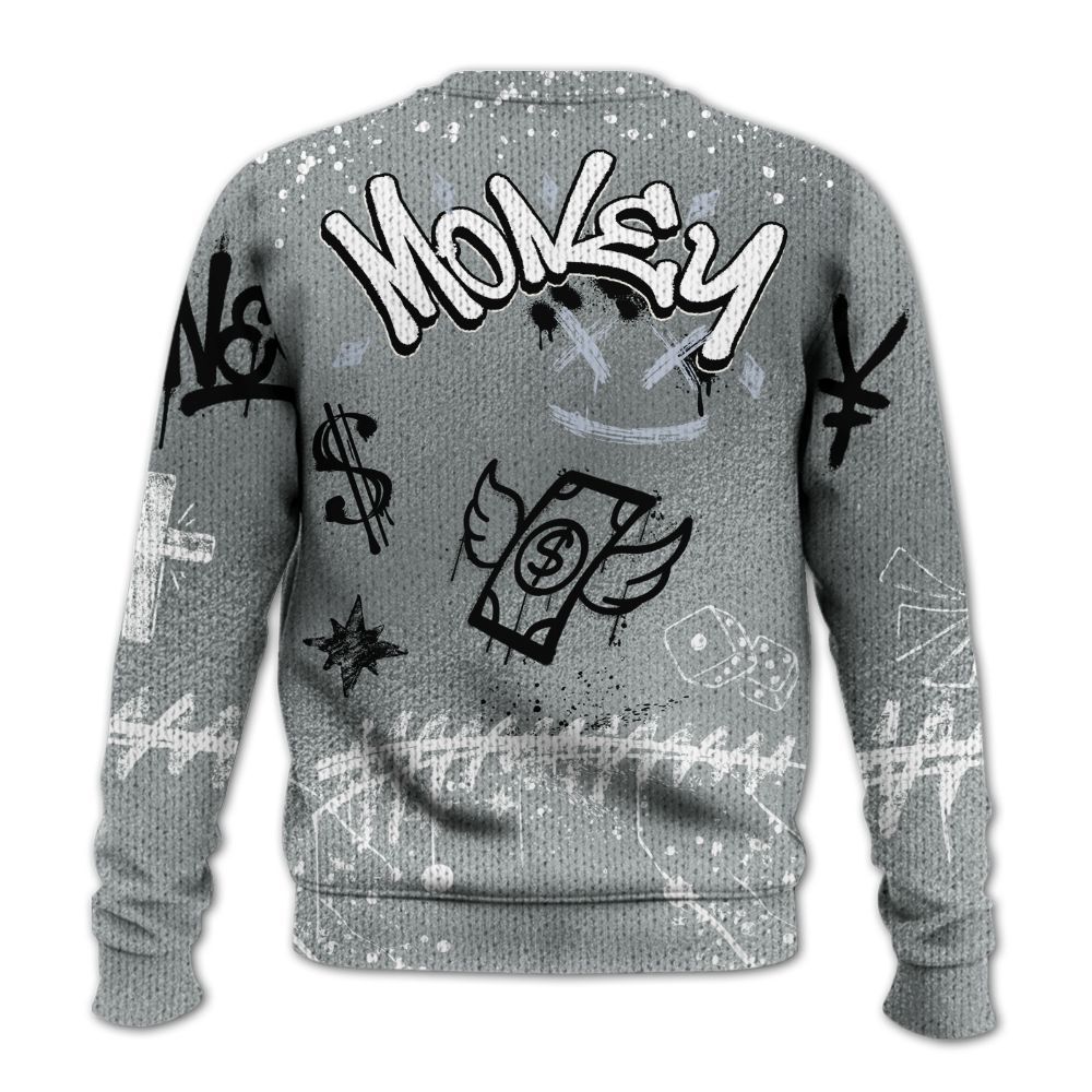 Sweater To Match White Metallic 2026 5s - Everybody Paid In Full Crayon Graphic