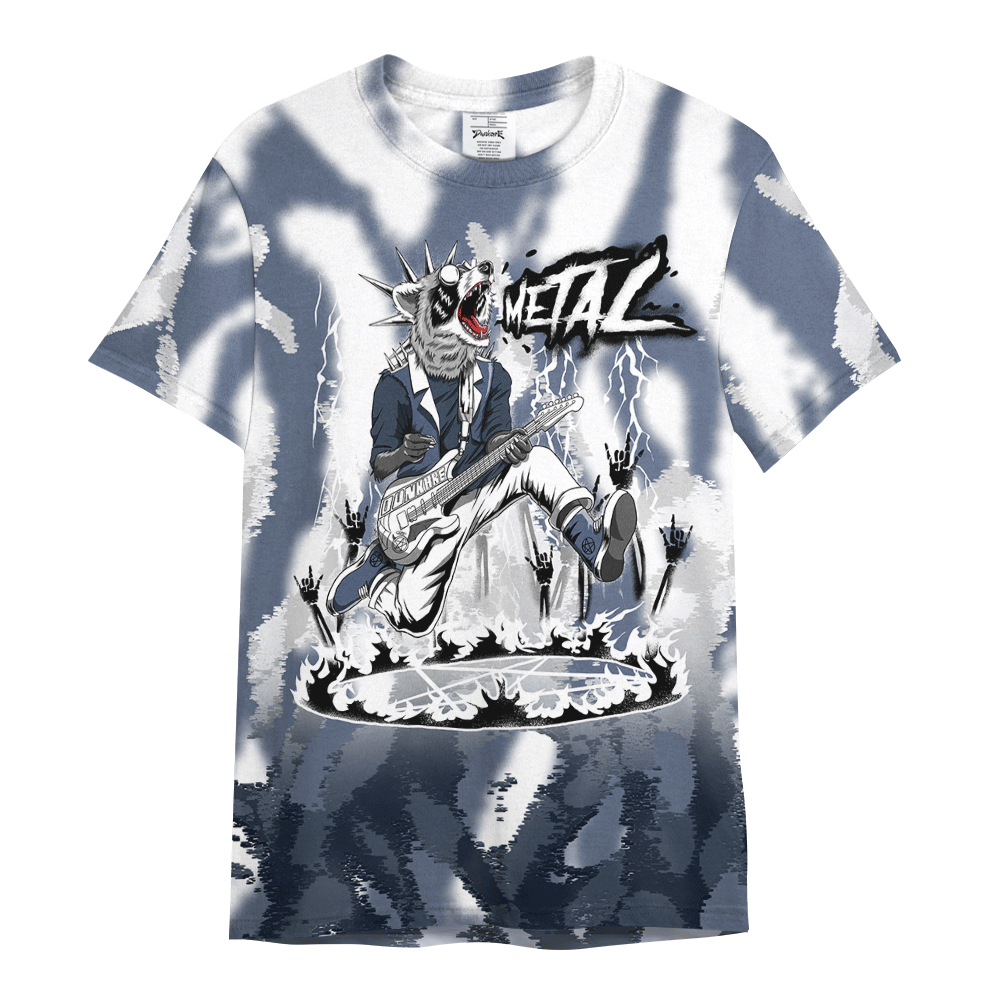 Shirt To Match Low Diffused Blue 11s - Punk Rock Raccoon Burn Graphics Shirt Unisex