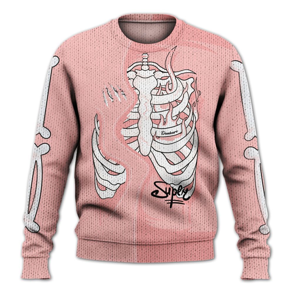 Knitted Sweater To Match Low Legend Pink 11s - It's The Kick For Me