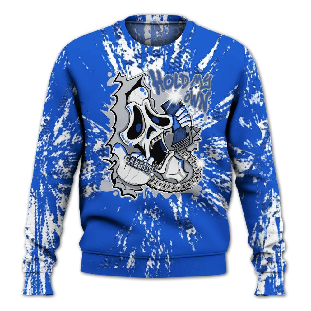 Sweatshirt To Match Air Foamposite One Royal - Hold My Own Graphic Halloween All Over Print