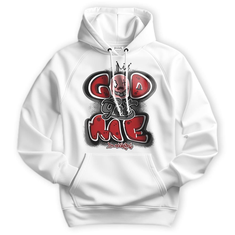 Sweatshirt To Match Red Taxi 12s Hoodie - God Got Graffiti Hoodie Unisex