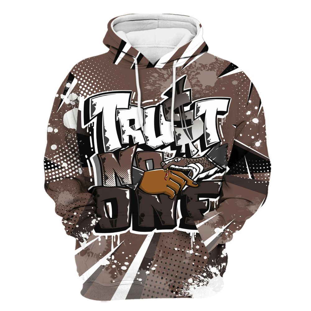 Hoodie To Match Air Force 1 Low Escape - Poly Trust No One Dripping All Over Print