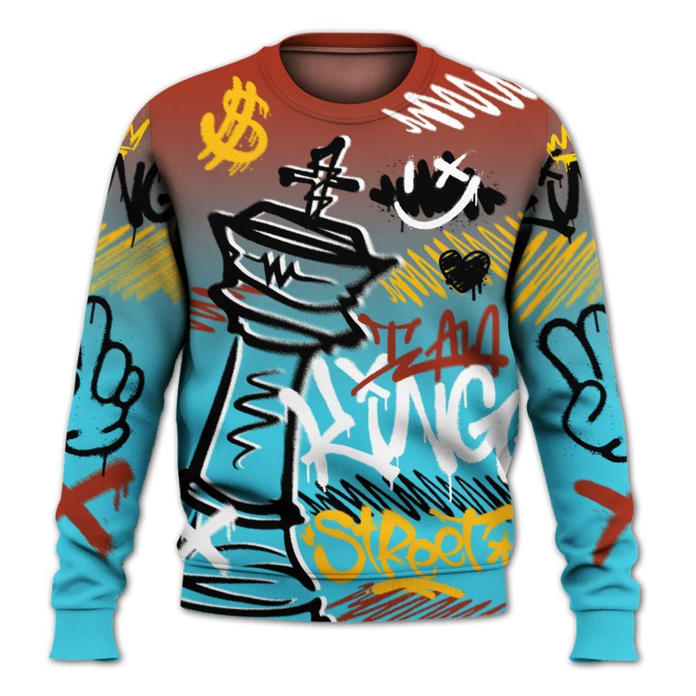 Sweatshirt To Match SB Dunk Di'Orr Greenwood - Street King Chess Streetwear All Over Print