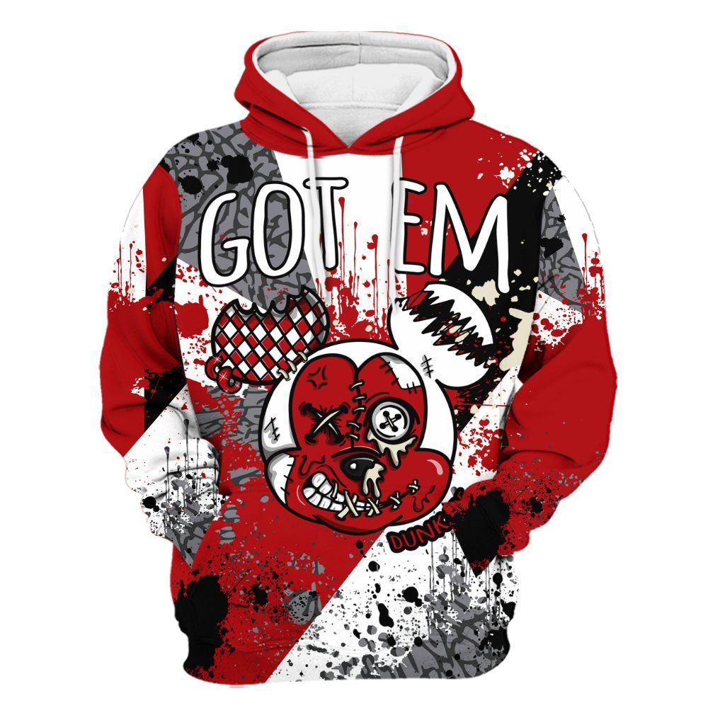 Hoodie To Match Cement Grey 3s - Got Em Drip All Over Print