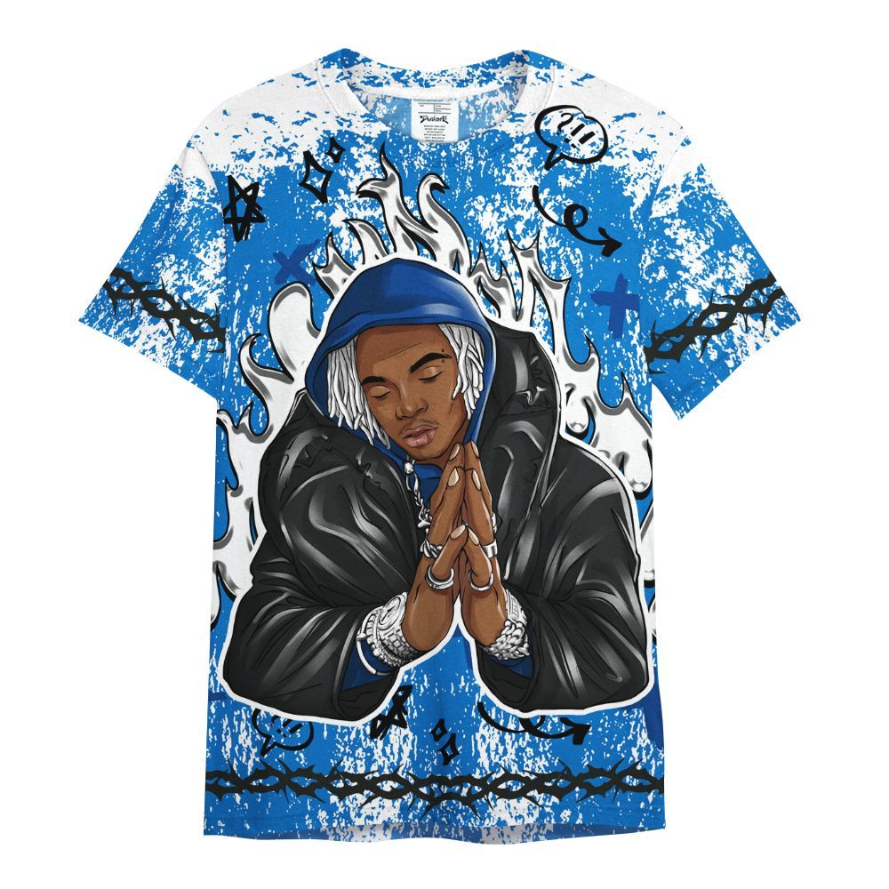 Shirt To Match Blueberry 12s - Trappin' Unique Graphics All Over Print