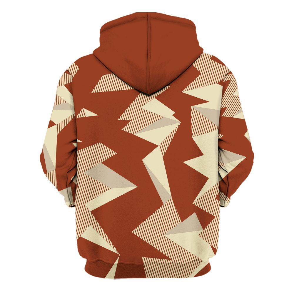 Hoodie To Match Retro Eastside Golf 12s - Geometric Camouflage Pattern All Over Print