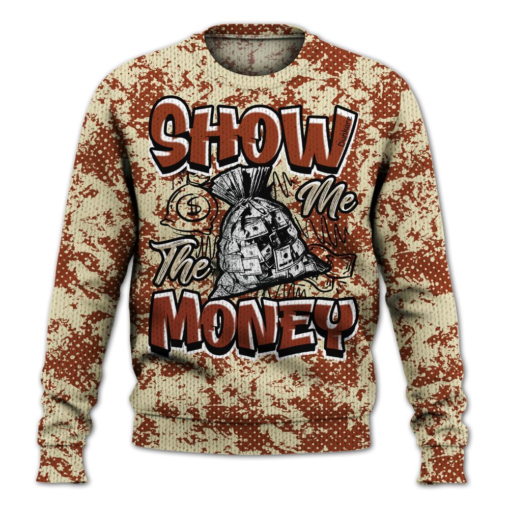 Knitted Sweater To Match Retro Eastside Golf 12s - Show Me The Money Retro