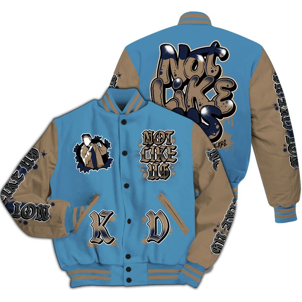 Varsity Jacket To Match Air Force 1 Stash - None Like Us Graphic All Over Print