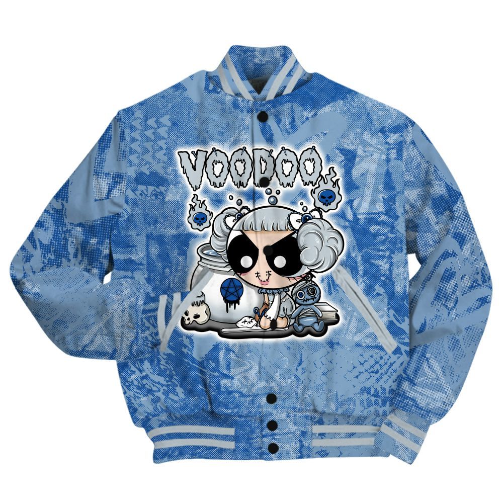 Varsity Jacket To Match Low Space Jam 11s Shirt - Voodooz Heart Grunge All Over Print