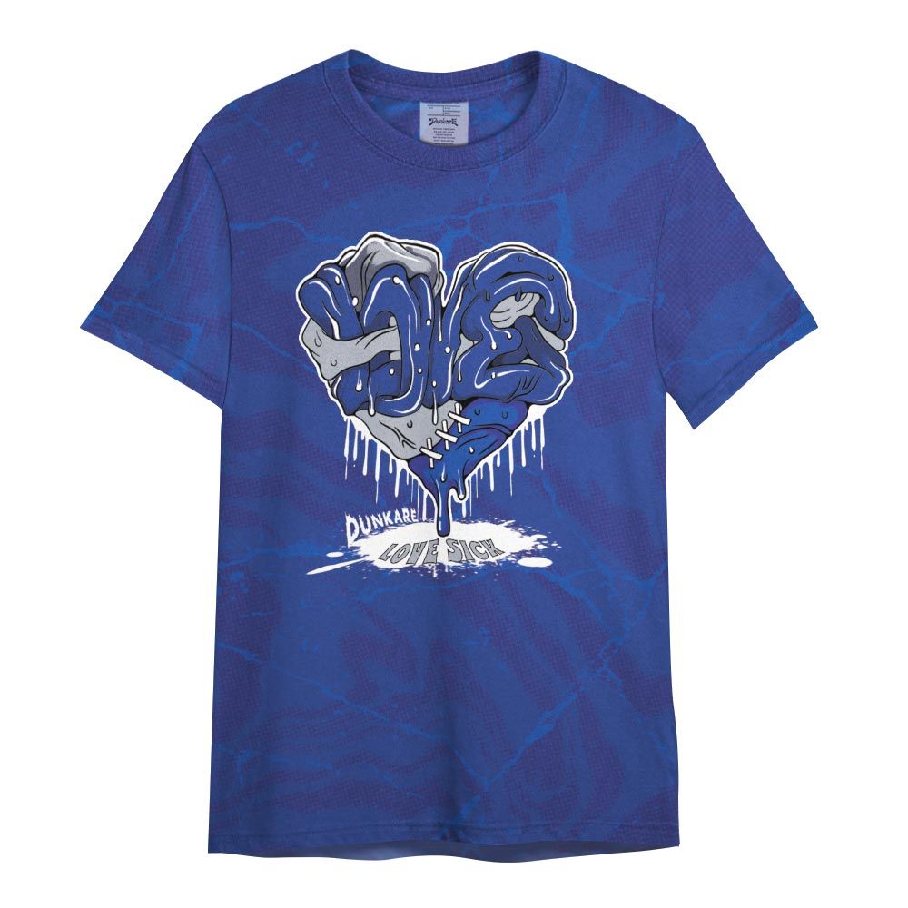 Shirt To Match Air Foamposite One Royal - Love Sick Crazy Shirt Unisex