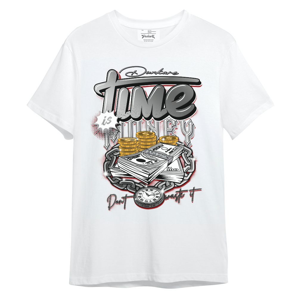 Shirt To Match Metallic Silver 14s - Time Is Money Unisex Shirt