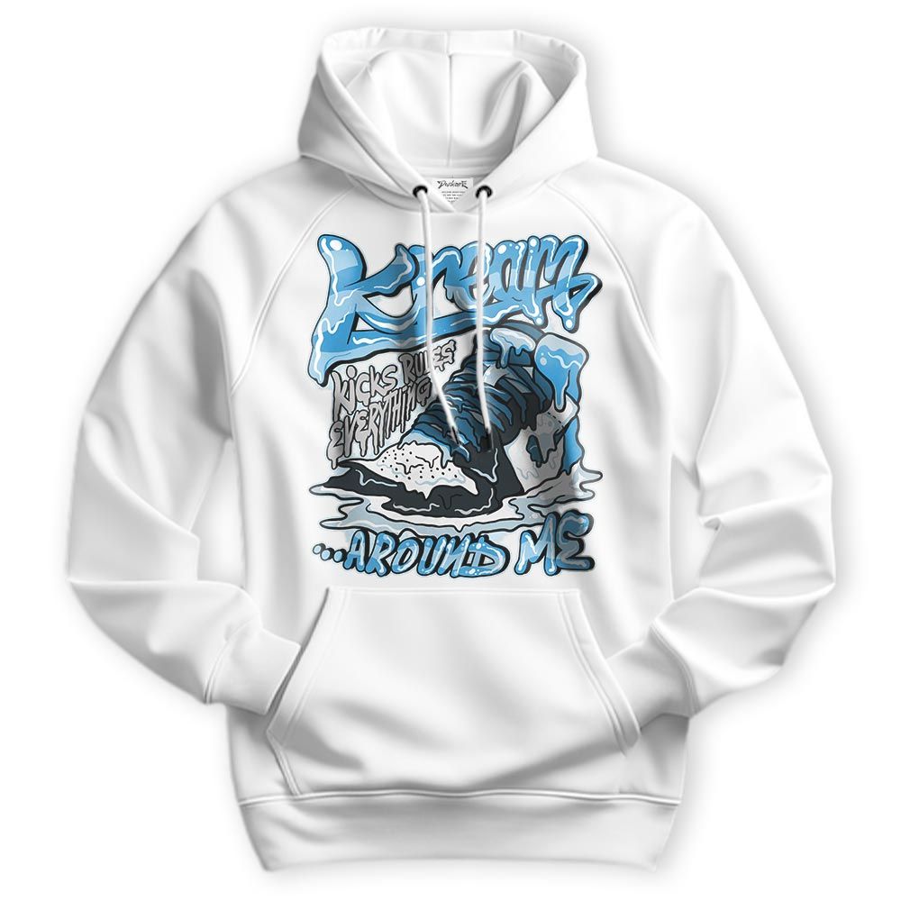 Sweatshirt To Match Powder Blue 9s Hoodie - Kreamy Graphic Hoodie Unisex