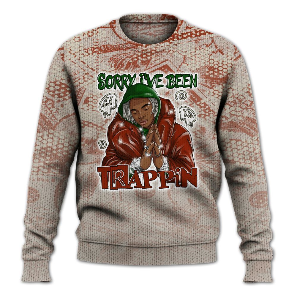 Knitted Sweater To Match El Grito 5s - Trappin' Banknote