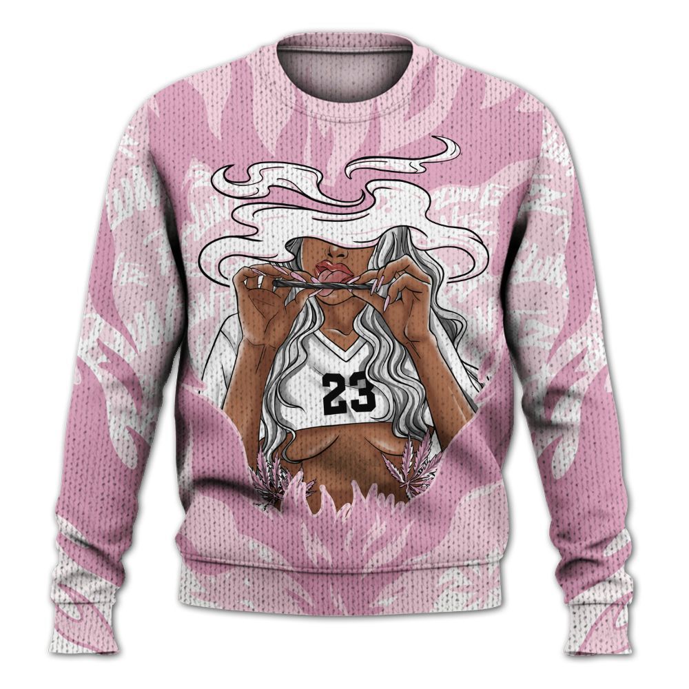 Knitted Sweater To Match Orchid 4s - Bluntz Burnz Graphics