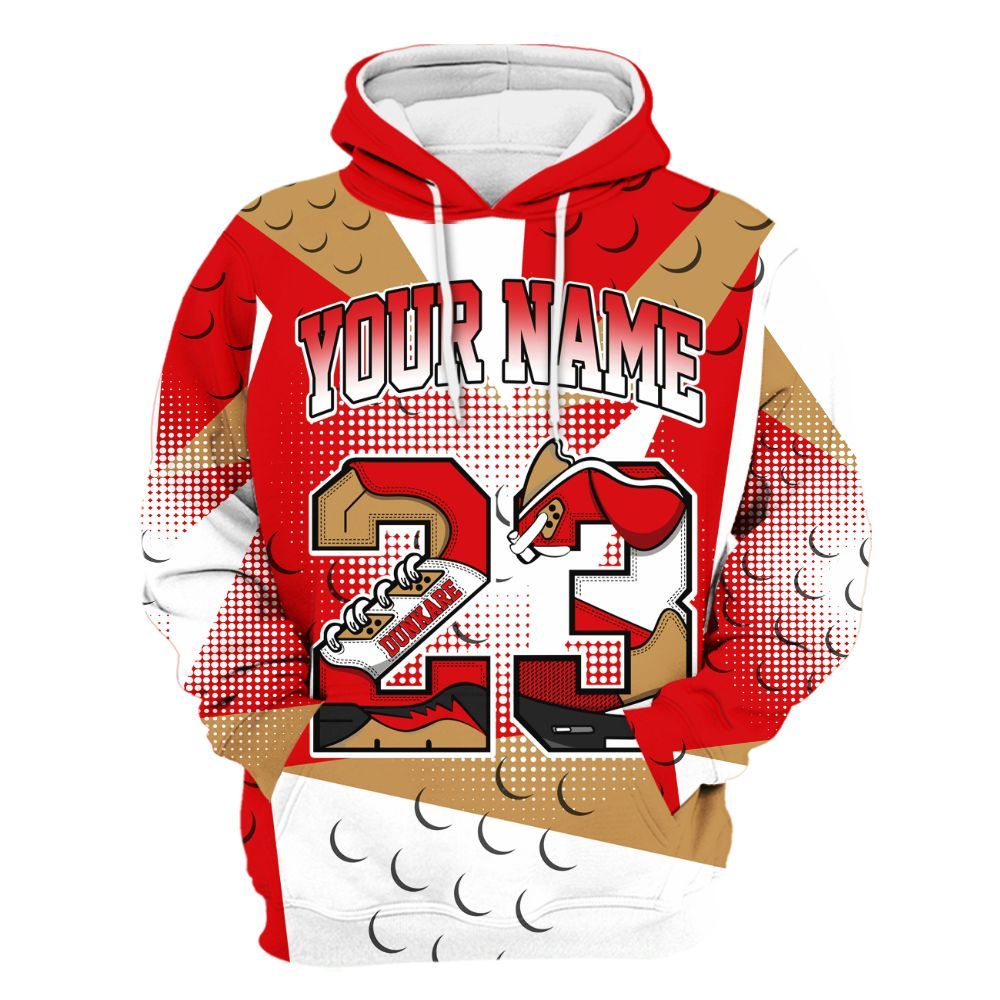Hoodie To Match Kobe 5 Red Year Of The Mamba - Poly Custom Name Number 23 5s All Over Print