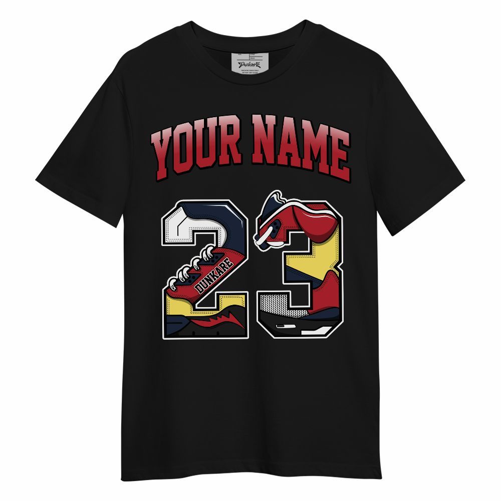 Shirt To Match Dunk Low COJP What The 2024 Custom Name Number 23 5s Unisex Shirt
