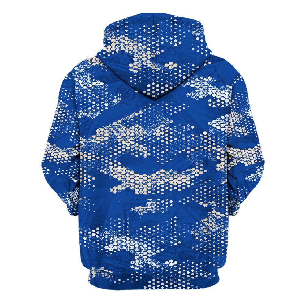 Hoodie To Match Low Game Royal 1s - From Rags To Riches All Over Print