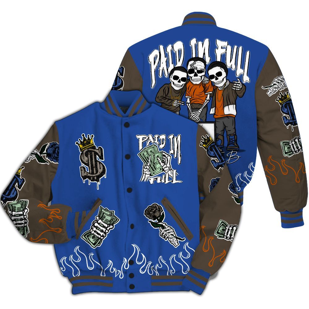Varsity Jacket To Match Palermo GS League - Fire Everybody Paid In All Over Print