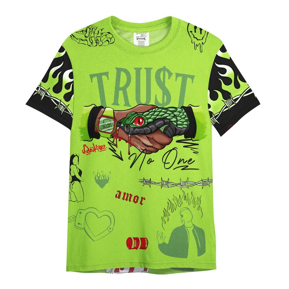 Shirt To Match Kobe 6 SE Grinch - Snake Trust No One All Over Print