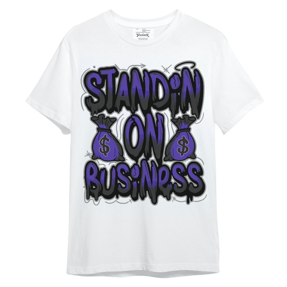 Shirt To Match Field Purple 12s - Standin' Business Graphic Unisex Shirt