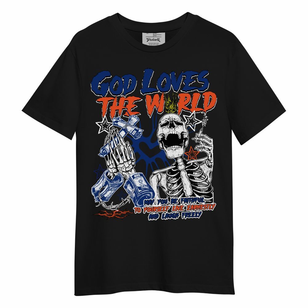 Shirt To Match Suede GS League - God Loves The World Unisex Shirt