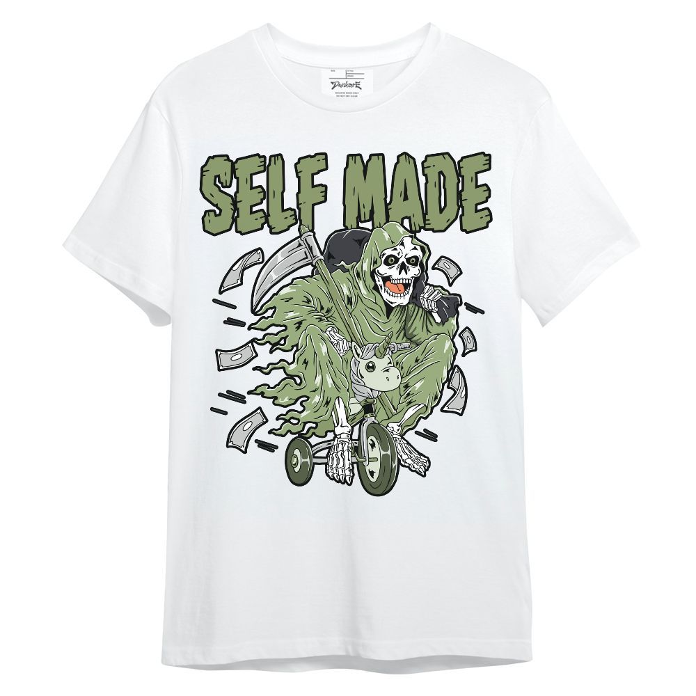 Shirt To Match Oil Green 4s - Self Make Skeleton Unisex Shirt