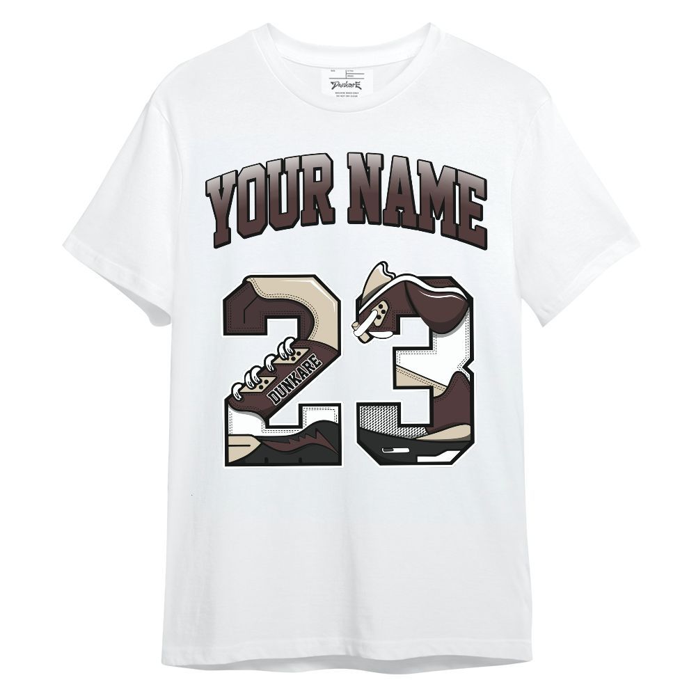 Shirt To Match Burgundy Crush 3s - Custom Name Number 23 5s Unisex Shirt