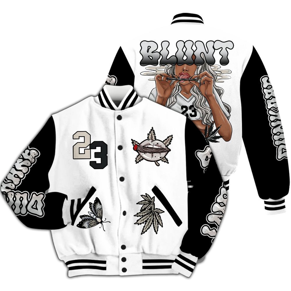 Varsity Jacket To Match Retro Reverse Metallic 5s - Bluntz Unique All Over Print