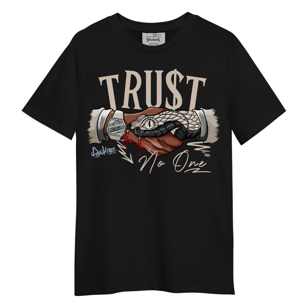 Shirt To Match Desert Sand 3s - Snake Trust No One Graphic