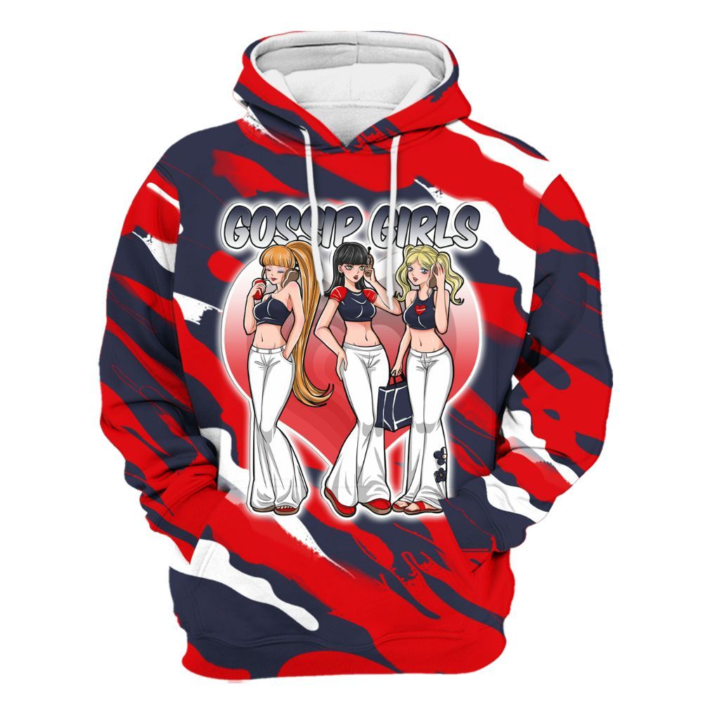 Hoodie To Match Low OG Howard University 1s - Gossip'Girls All Over Print