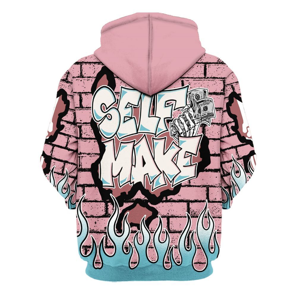 Hoodie To Match Doernbecher 6s - Self Make Skeleton Crashed All Over Print