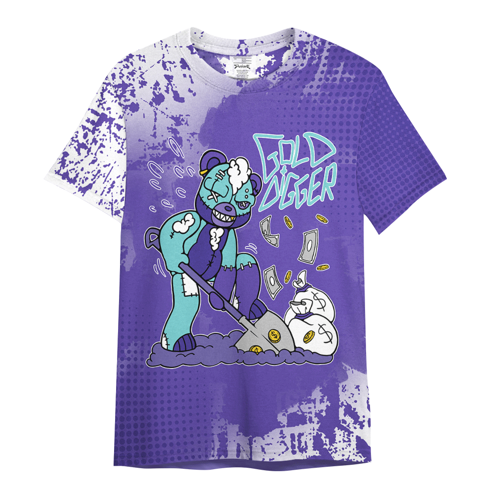 Shirt To Match Low Hornets 1s - Goal Digger Glitch Dot Shirt Unisex