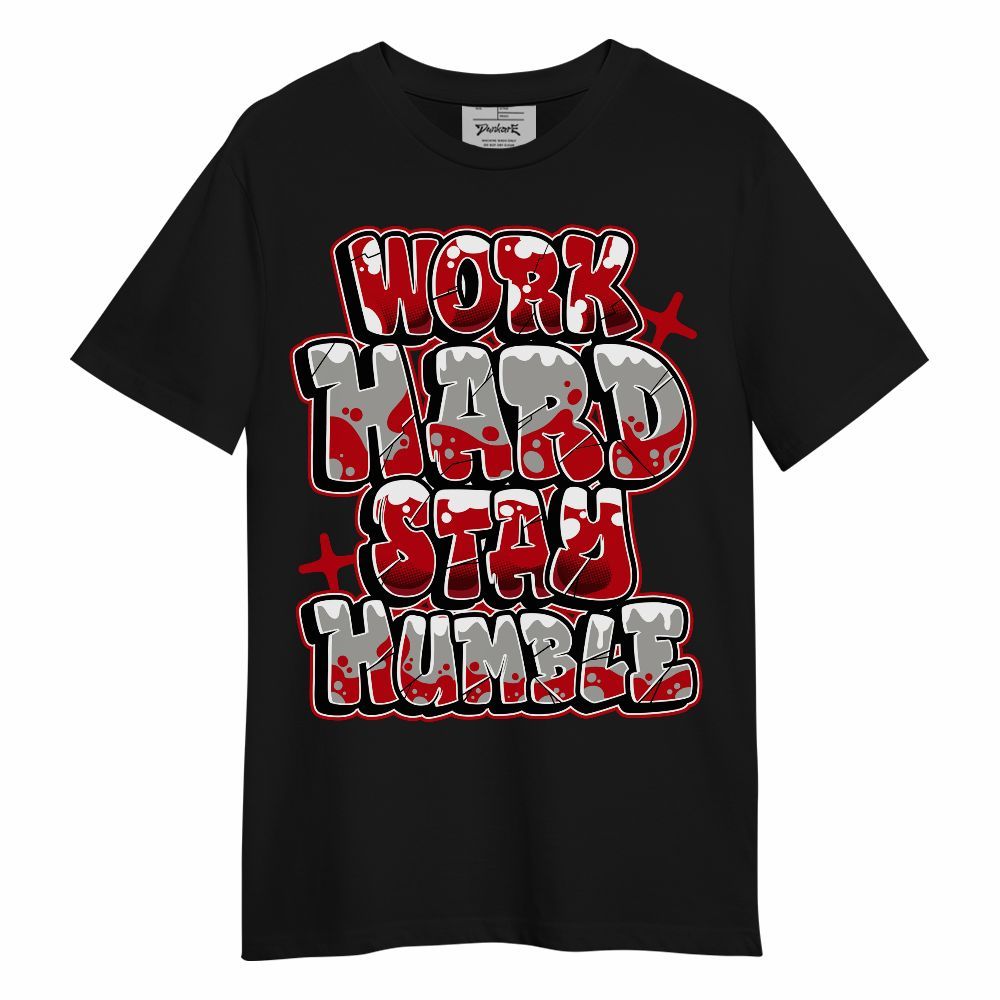 Shirt To Match Air Griffey Max Gray Reds 1s - Working Hard And Humble Graphic Unisex Shirt