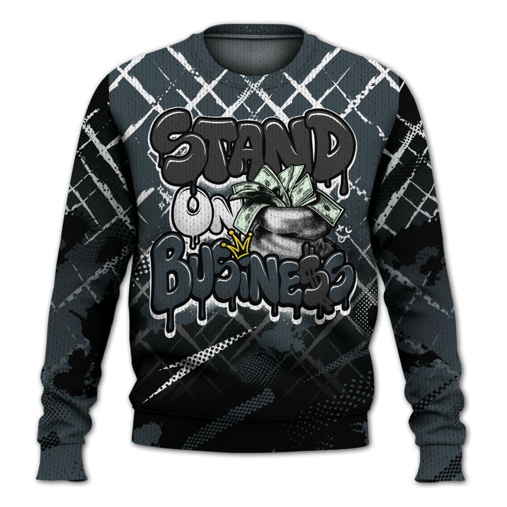 Knitted Sweater To Match Air Max Sunder Gore Tex Black - Halftone Stand Business Dripping