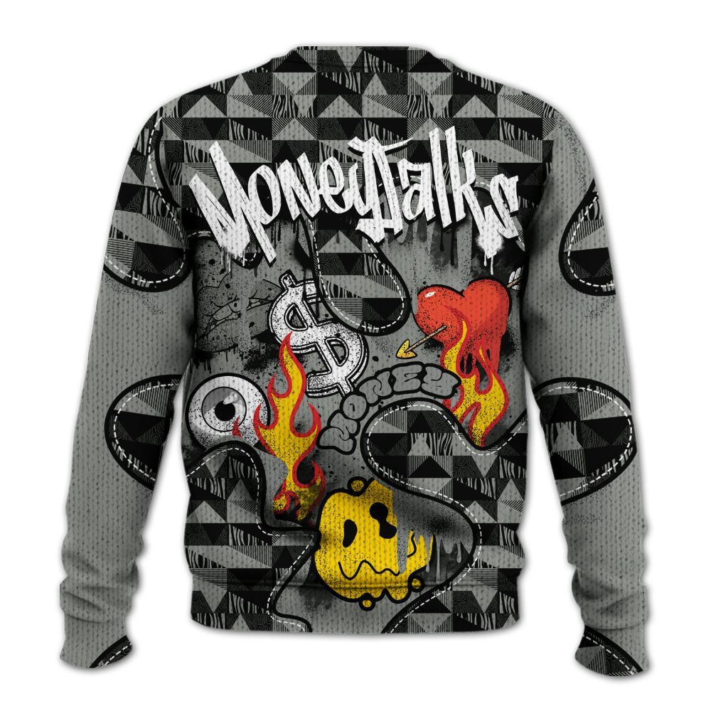 Knitted Sweater To Match Paris Olympics 4s - 23 Smile Burning Heart