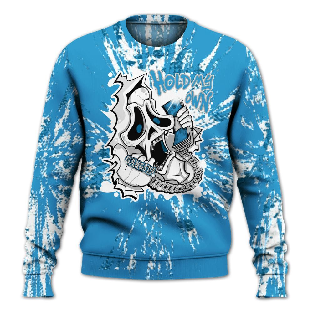Sweatshirt To Match Powder Blue 9s - Hold My Own Graphic Halloween All Over Print