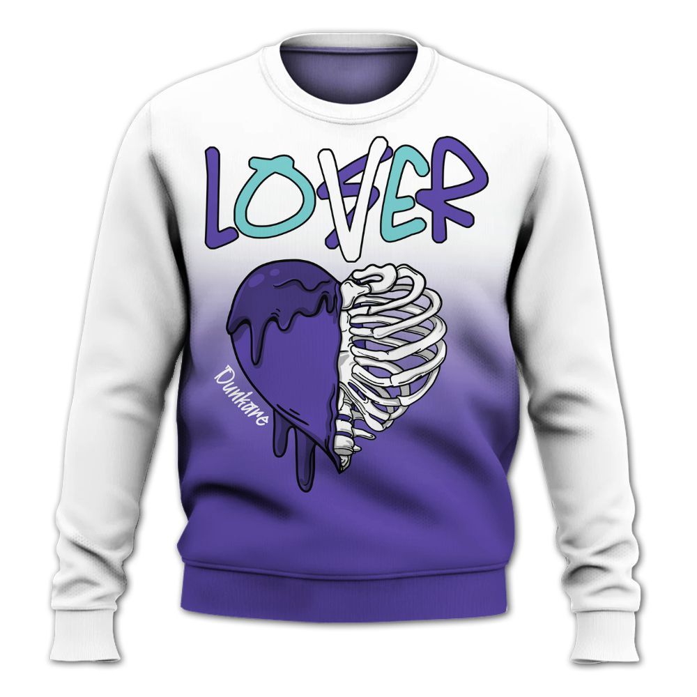 Sweatshirt To Match Low Hornets 1s - Loser Lover Dripping All Over Print