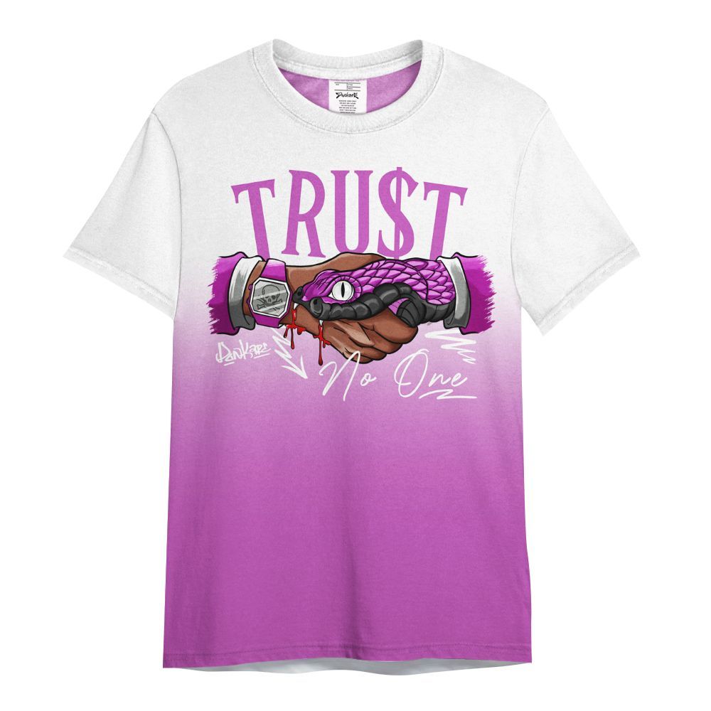 Shirt To Match Hyper Violet 4s - Snake Trust No One Drip All Over Print