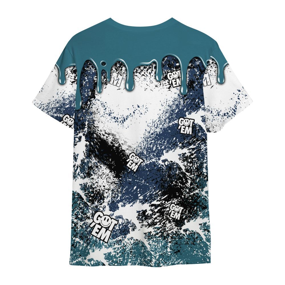 Shirt To Match Air Foamposite Kazuya Mishima - Dripping 23 Drip All Over Print