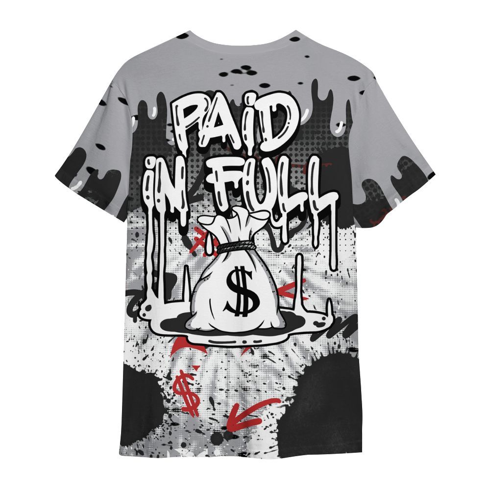 Shirt To Match White Cement 4s - Drip Paid Full Bear All Over Print