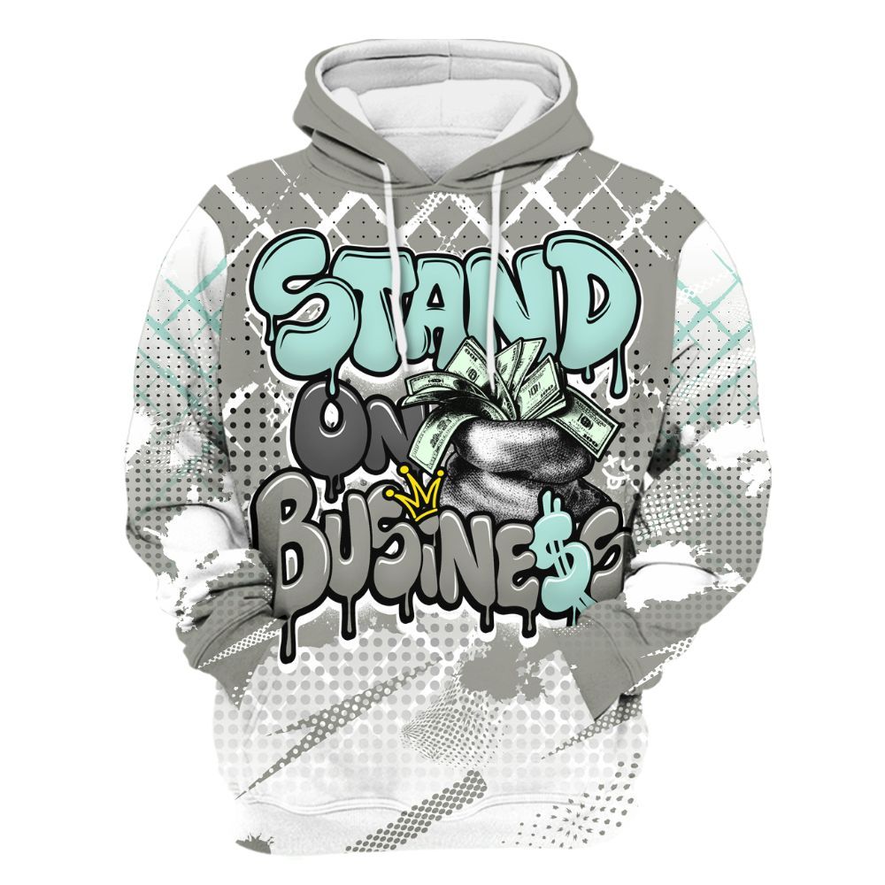 Hoodie To Match Low OG Year Of The Snake 1s - Halftone Stand Business Dripping All Over Print