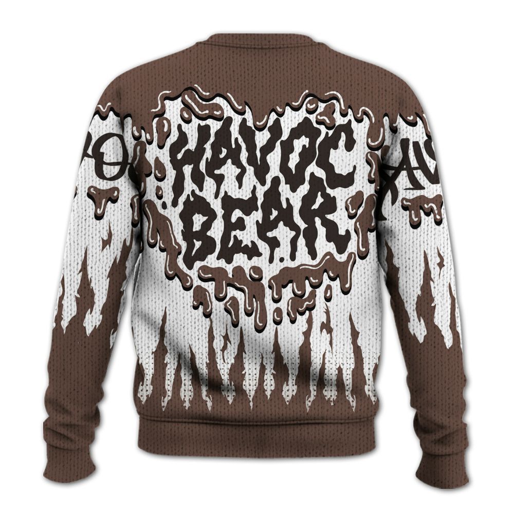 Knitted Sweater To Match Air Force 1 Low Escape - Havok Bear Dripping