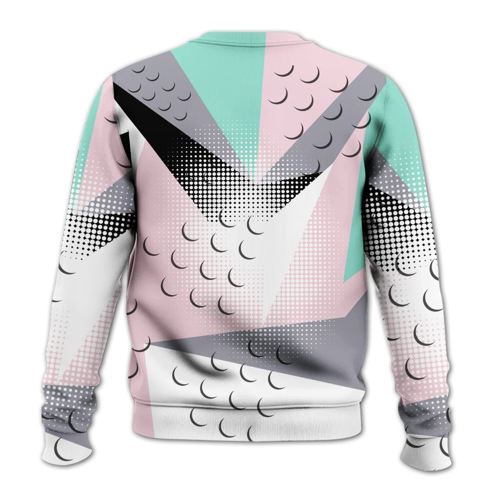 Sweatshirt To Match Retro Easter 5s - Poly Custom Name Number 23 5s All Over Print