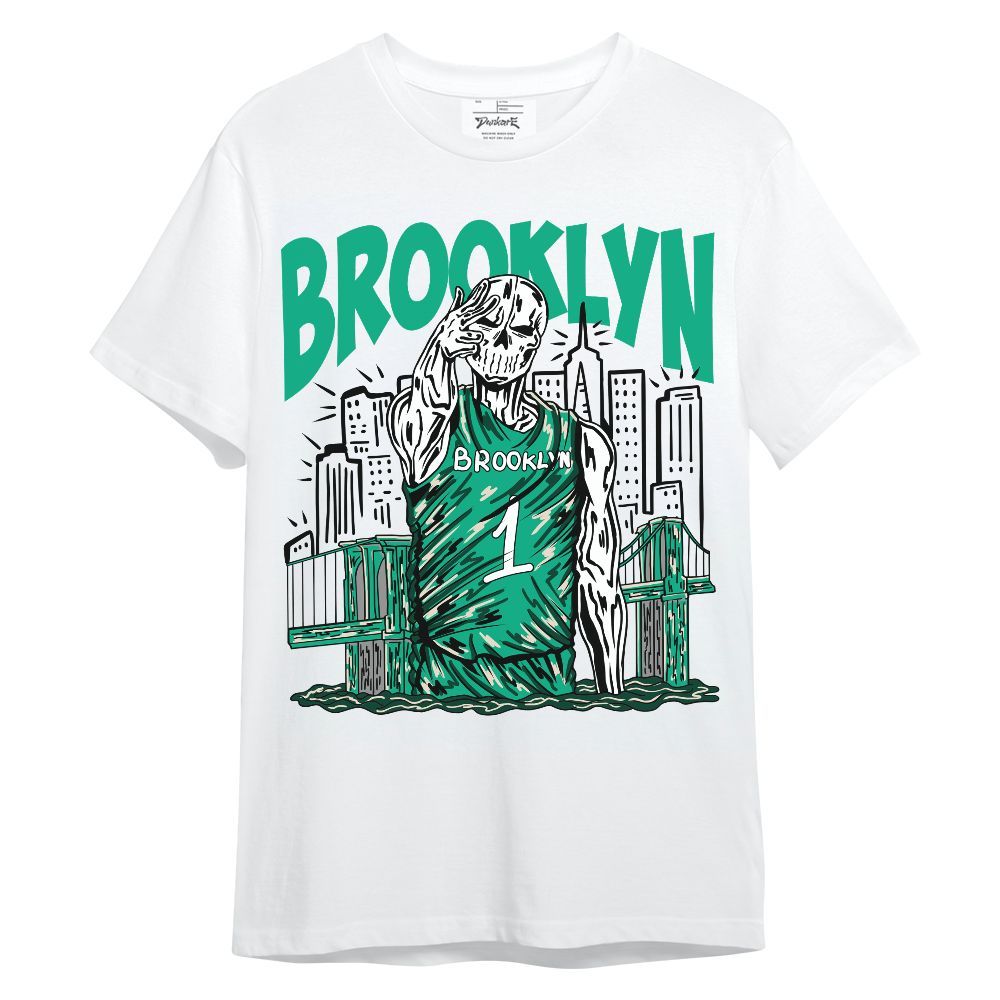 Shirt To Match Oxidized Green 4s - Brooklyn's Skeleton Unisex Shirt