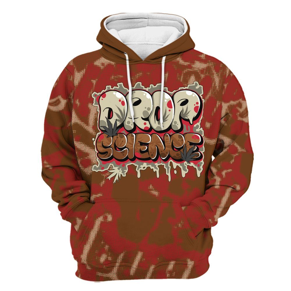 Hoodie To Match Archaeo Brown 5s - Drop Science Street All Over Print